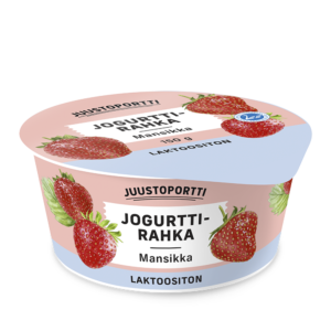 Juustoportti Jogurttirahka 150 g mansikka laktoositon