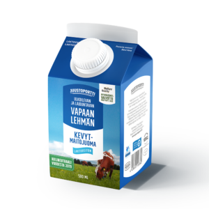 Juustoportti Vapaan lehmän kevytmaitojuoma 5 dl UHT laktoositon