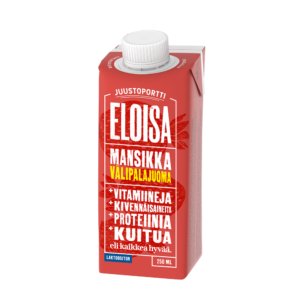 Juustoportti Eloisa välipalajuoma 250 ml mansikka laktoositon, gluteeniton