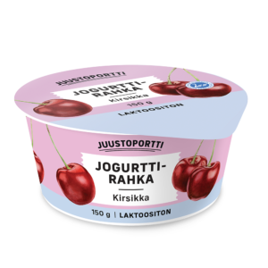 Juustoportti jogurttirahka 150 g kirsikka laktoositon