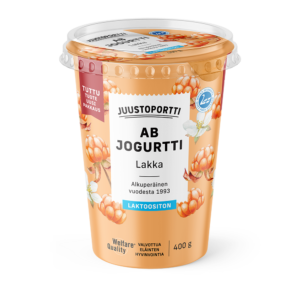 Juustoportti AB-jogurtti 400 g lakka, laktoositon