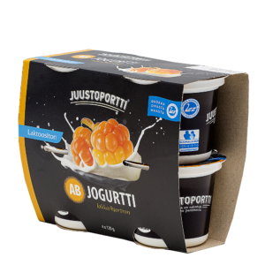 Juustoportti AB-jogurtti 4*120 g lakka, laktoositon