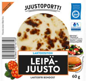 Juustoportti leipäjuusto 60 g laktoositon