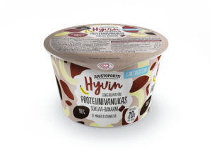 Juustoportti Hyvin proteiinivanukas 180 g suklaa-banaani laktoositon