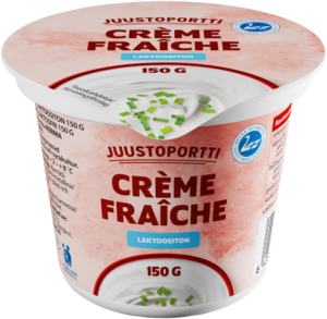 Juustoportti Crème Fraîche 150 g laktoositon