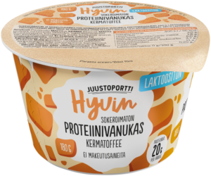 Juustoportti Hyvin proteiinivanukas 180 g kermatoffee laktoositon