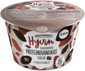 Juustoportti Hyvin proteiinivanukas 180 g suklaa, laktoositon