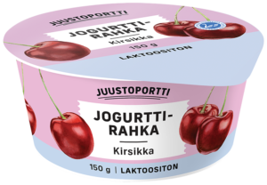 Juustoportti jogurttirahka 150 g kirsikka laktoositon