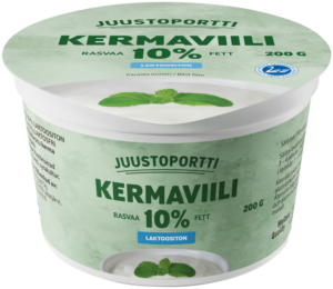 Juustoportti kermaviili 10 % 200 g laktoositon