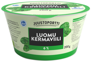 Juustoportti Luomu kermaviili 200 g