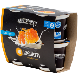 Juustoportti AB-jogurtti 4*120 g lakka laktoositon