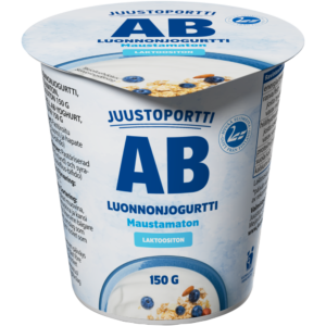 Juustoportti AB-luonnonjogurtti 150 g maustamaton laktoositon