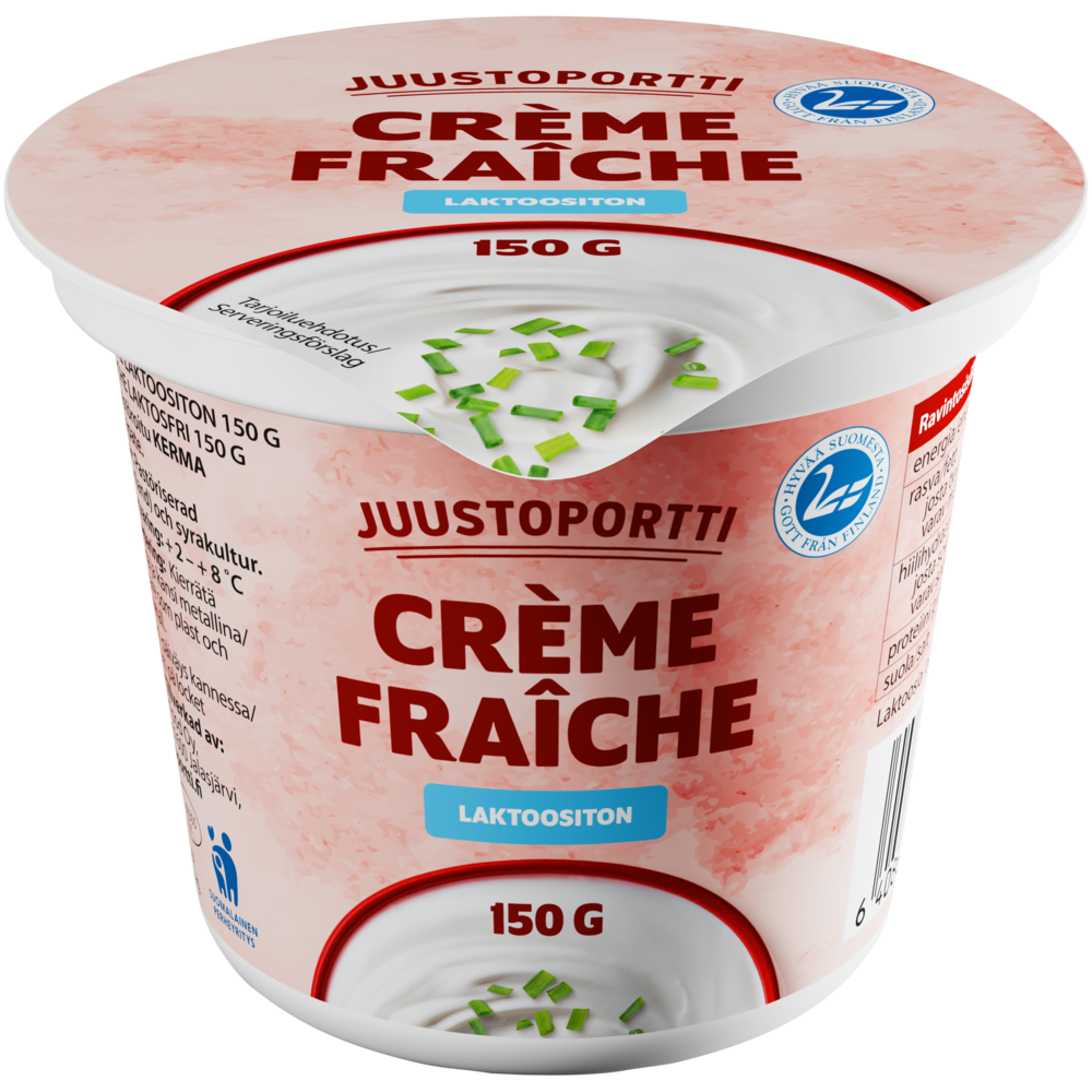 Juustoportti Crème Fraîche 150 g laktoositon