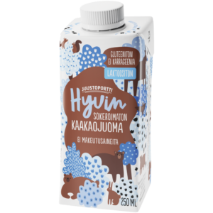 Juustoportti Hyvin kaakaojuoma 250 ml laktoositon gluteeniton