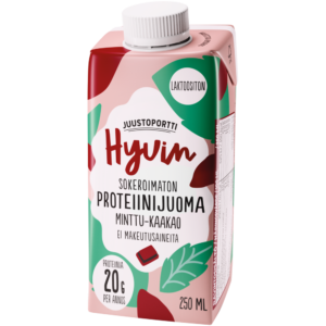 Juustoportti Hyvin proteiinijuoma 250 ml minttu-kaakao laktoositon