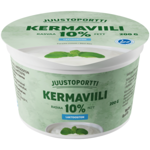 Juustoportti Kermaviili 10 % 200 g laktoositon