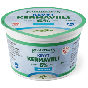 Juustoportti Kermaviili 6 % 200 g laktoositon