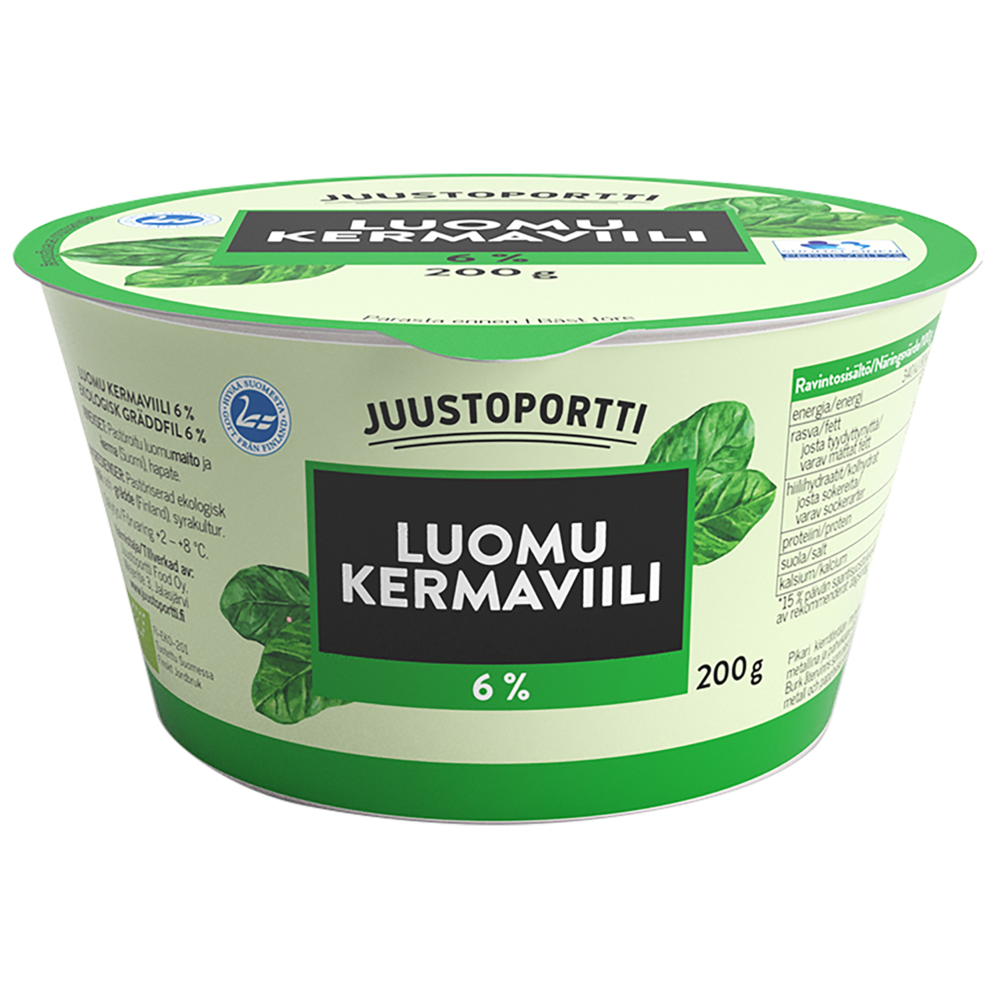 Juustoportti Luomu kermaviili 200 g