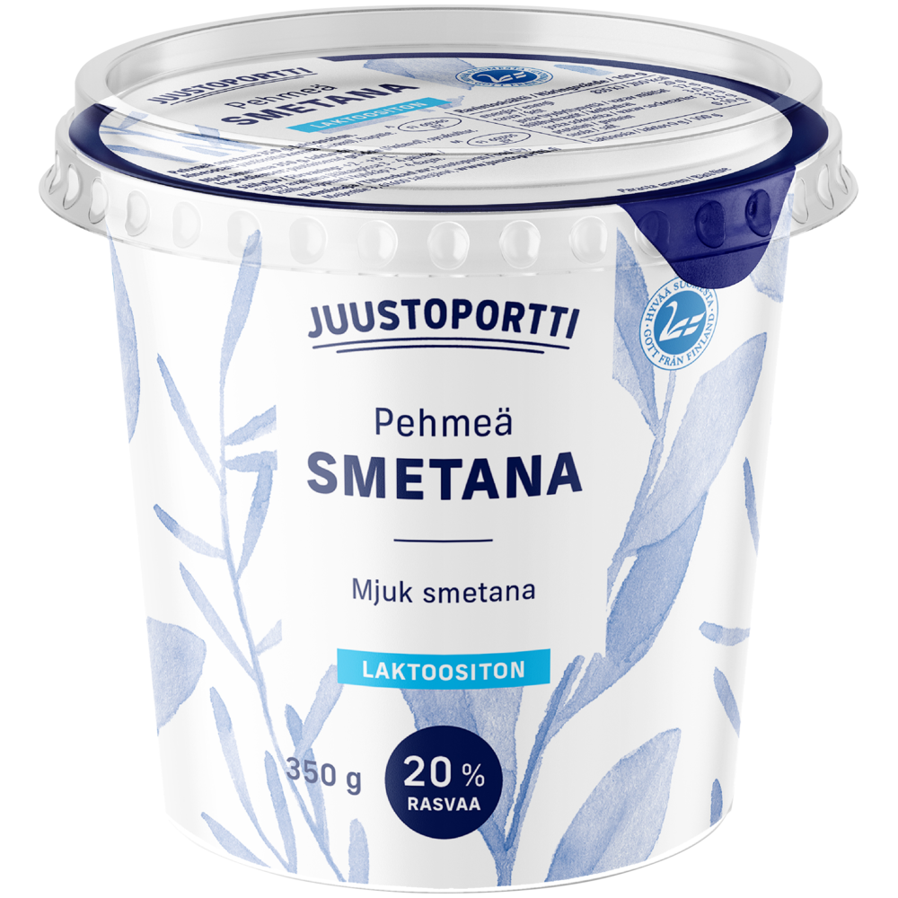 Juustoportti Pehmeä smetana 350 g laktoositon