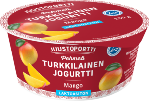 Juustoportti Pehmeä turkkilainen jogurtti 150 g mango laktoositon