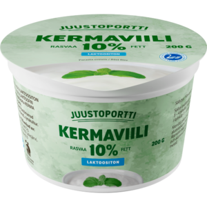 Juustoportti Kermaviili 10 % 200 g laktoositon