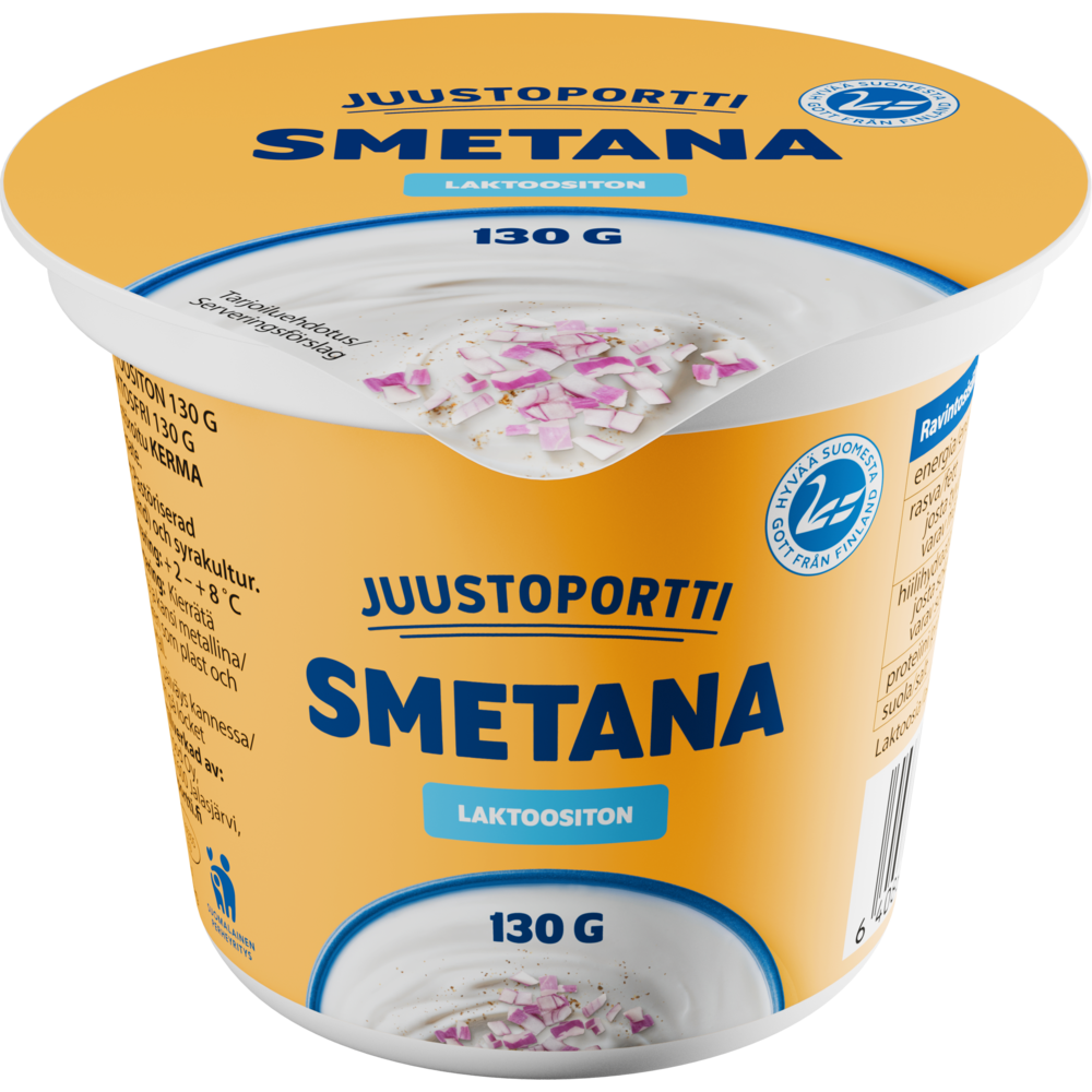 Juustoportti Smetana 130 g laktoositon